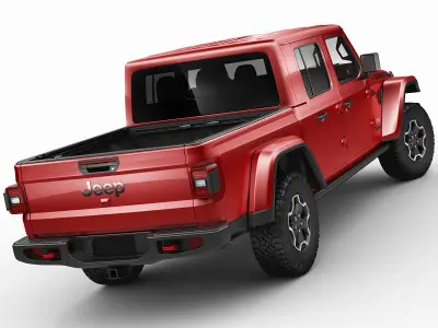 Jeep Gladiator 2020 3D model purchase