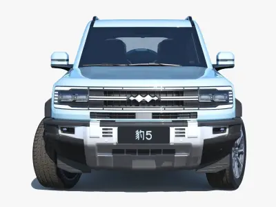 2023 BYD Formula Leopard5 Flagship Edition Low-poly 3D model