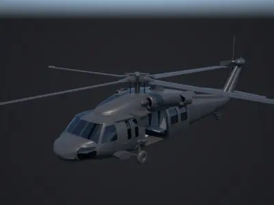 UH-60 Black Hawk 3D model purchase