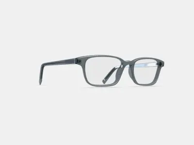 Crane Low Bridge Fit Eyeglasses in Sea Glass Grey 3D model