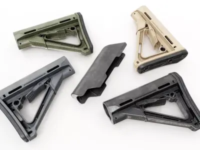 Magpul CTR AR15 Collapsible Buttstock Low-poly 3D model