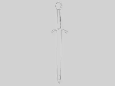 Dagger Free low-poly 3D model