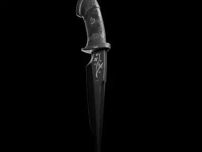 Decorative Knife 3D model