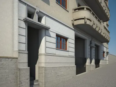 Apartment Building 13 3D model