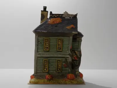 Halloween House 2 Low-poly 3D model
