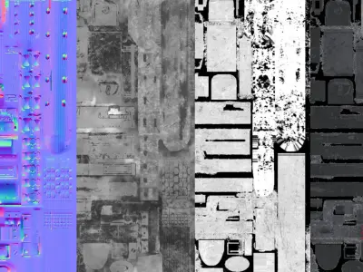 M2 Browning Low-poly 3D model purchase