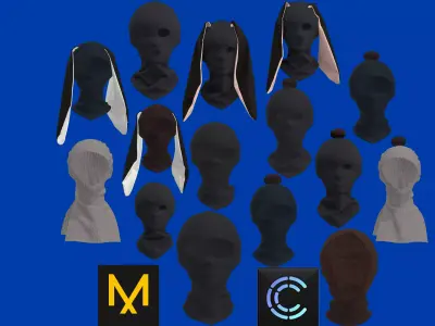 Balaclava Outfits MD CLO 3D zprj project files 3D Model Pack