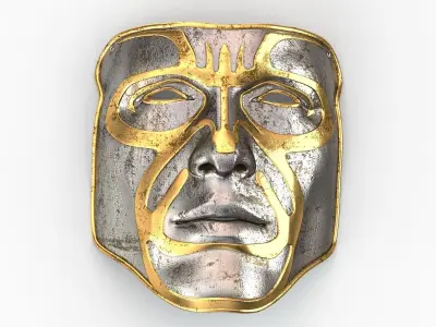Metal Mask 3D model