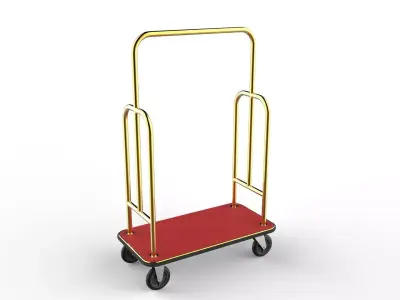 Hotel Trolley 10 3D model
