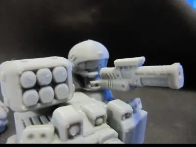 CHIBI-TECH SD -LEAH SR IV SNIPER HATCH GUNNER 3D print model