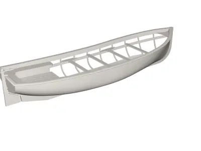 Boat concept 3D model