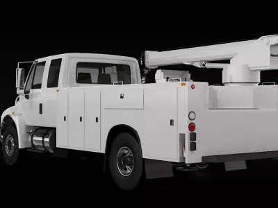 Service Truck 3D model purchase