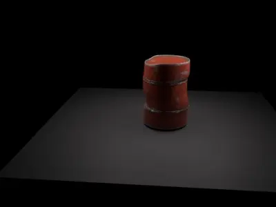 Oil Drum - Old can prop  3D model