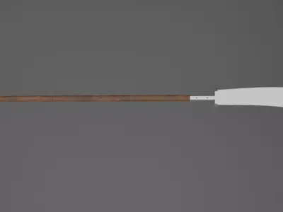 chinese pudao halberd 3D model