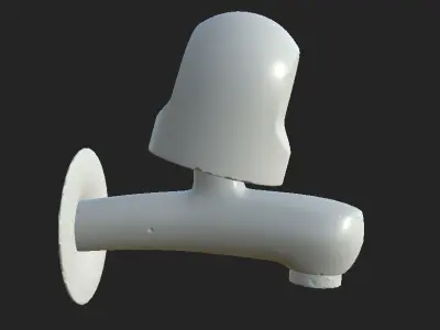 Tap Water PBR game  Free low-poly 3D model