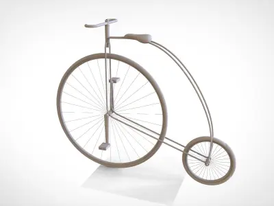 retro bicycle 3D model
