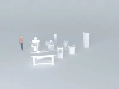 Workshop 2 bathroom 3D model