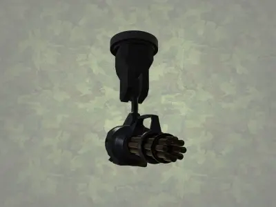 Robotic Machine Gun 3D model