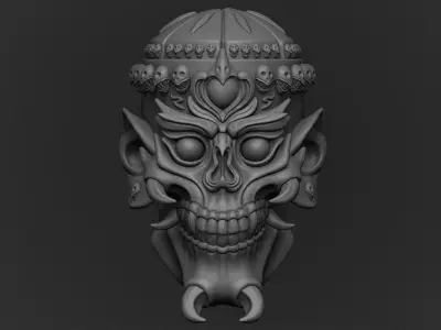 Tibetan skull 3D model
