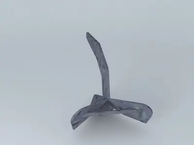 Delta anchor 4 kg 3D model