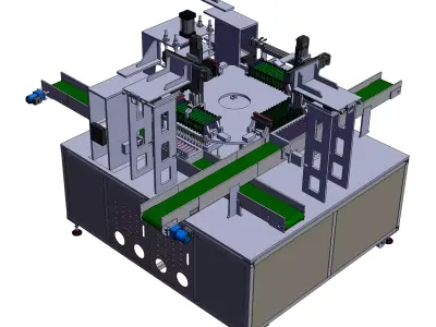 Battery testing equipment 3D model
