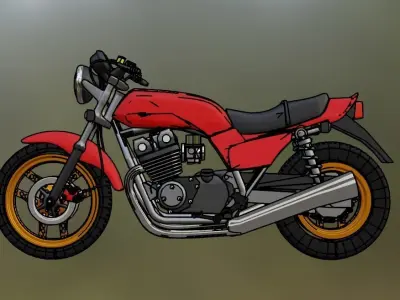 1 to 24 scale Model Honda CB 900 Boldor 3D print model