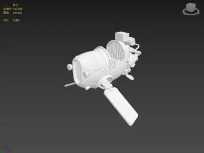 Next generation aircraft 3D model
