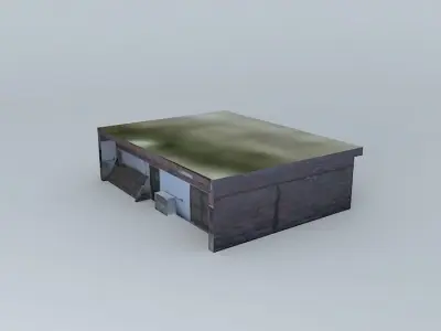 Fishermen furniture outbuildings prístav Nábytok Fisherman Free 3D model