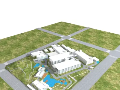 Office Building 3D model 310