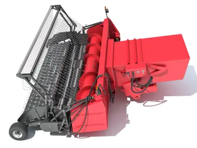 Combine Threshing Header 3D model