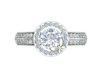 Wedding Ring  3D print model 154