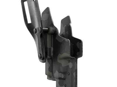 CAPACITOR - OWB Holster for Flux Defense Raider Low-poly 3D model