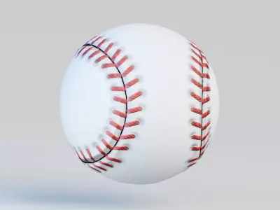Balls Pack - Baseball Low-poly 3D model