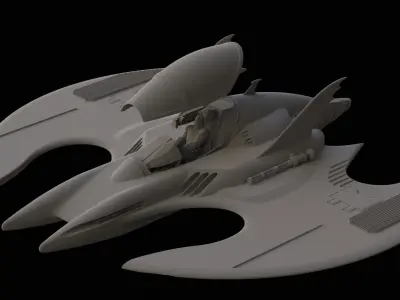 Batwing 1989 Printable 3D print model