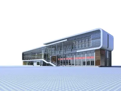 Office Building 3D model 3