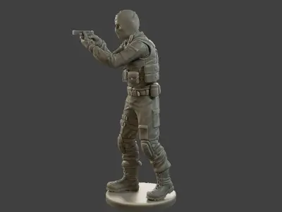CzechSlovak Police Tactical Unit CPTU2 003 3D print model