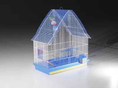 Parrot cage 3D model