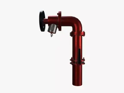 Fire Hydrant Valve 3D model