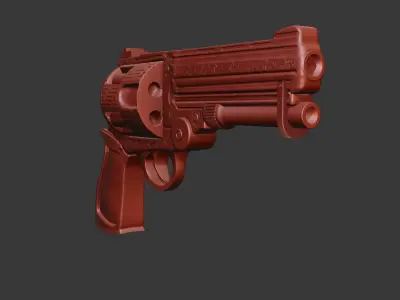 Revolver 3D model 3