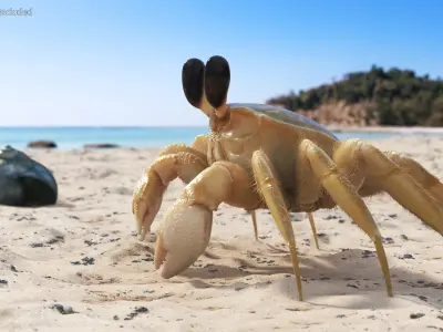  Ghost Crab Crustacean Fur 