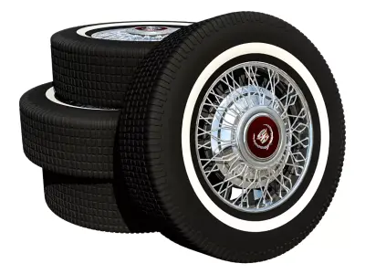Wheels for Cadillac Eldorado Biarritz P205  75 R 15 3D model