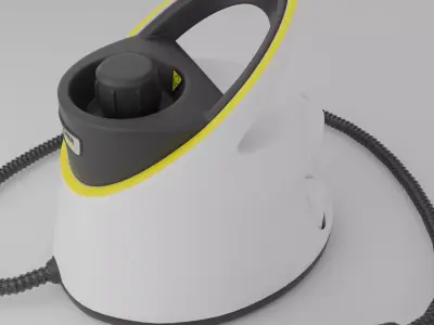 Steam cleaner Low-poly 3D model purchase