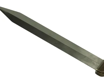 Gladius sword Low-poly 3D model 2