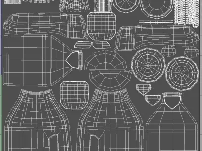 Hoverboard - Deadpool Themed Texture - Marvel 3D model
