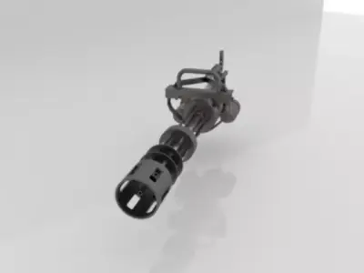 Classic Army M134-A2 CO2HPA Minigun Low-poly 3D model