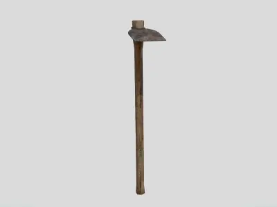 Old Farm Garden Tools Collection Low-poly 3D model