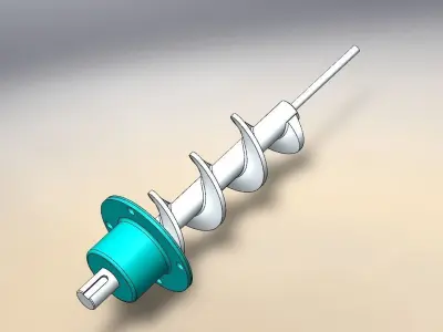 Hand Crank Operated Briquette Machine 3D model