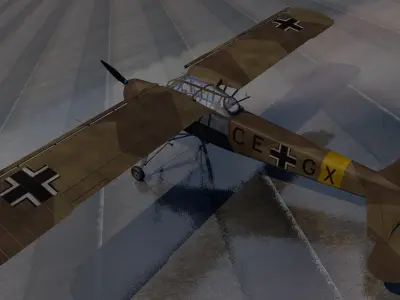 Fieseler Fi-156C-3 Storch 3D model