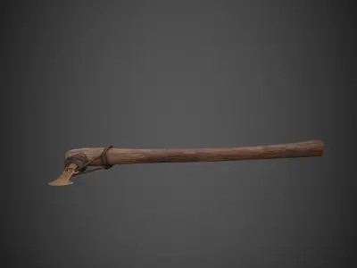 Bronze Age Axe Low-poly 3D model