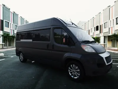 Large Passenger Van High Roof 3D model